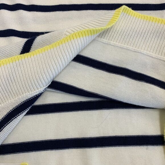 Splendid Striped Sweater Womens M Medium 5% Cashmere Blend Drop Shoulder *READ - Picture 12 of 16